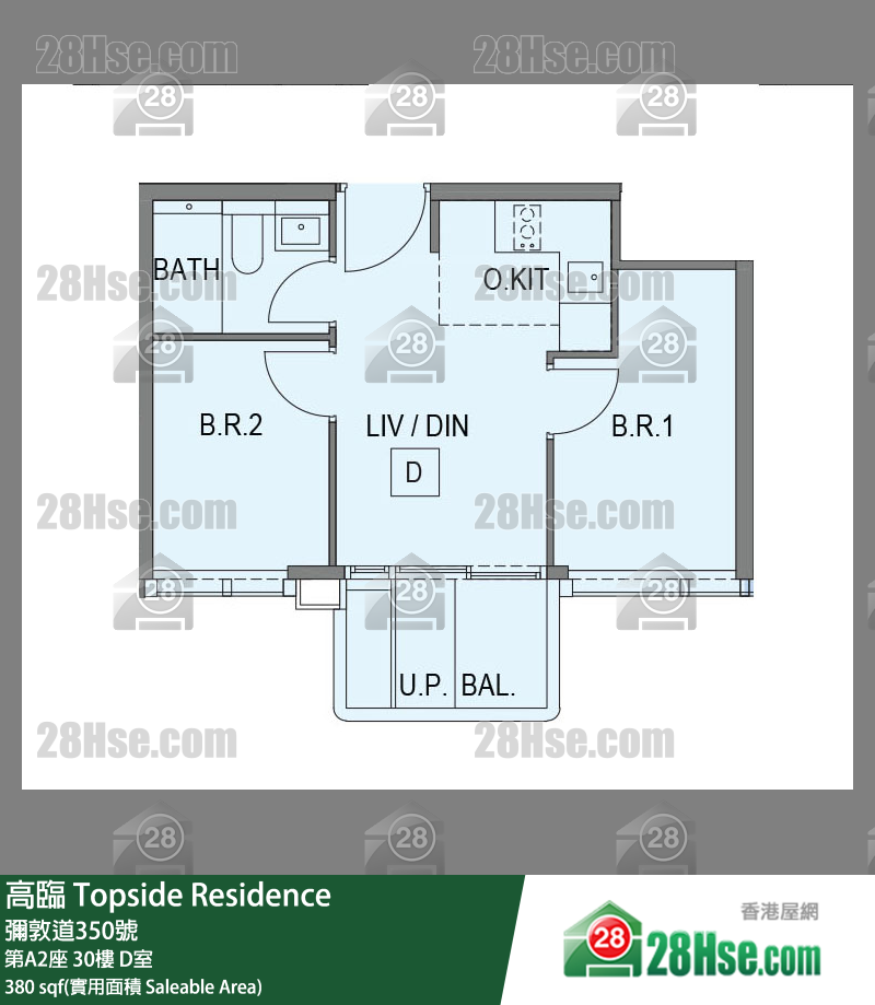 高临 第A2座 30楼 D室 平面图