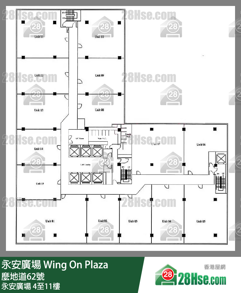 Wing On Plaza 4-11/f FloorPlan Wing On Plaza 4-11/f FloorPlan