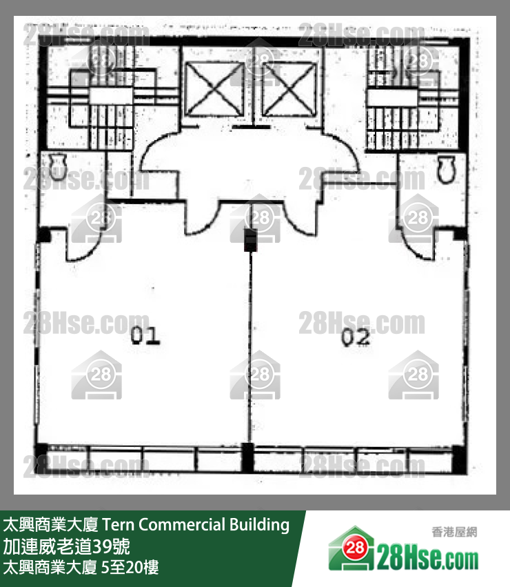 Tern Commercial Building 5-20/f FloorPlan