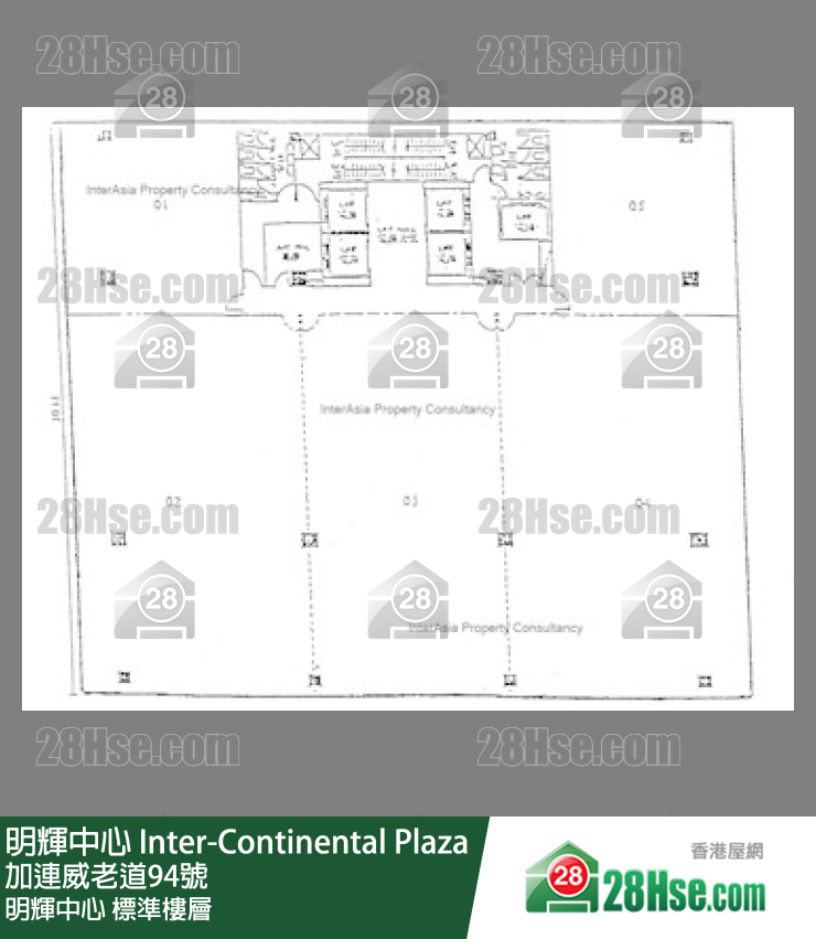 明輝中心 標準樓層 平面圖 明輝中心 標準樓層 平面圖