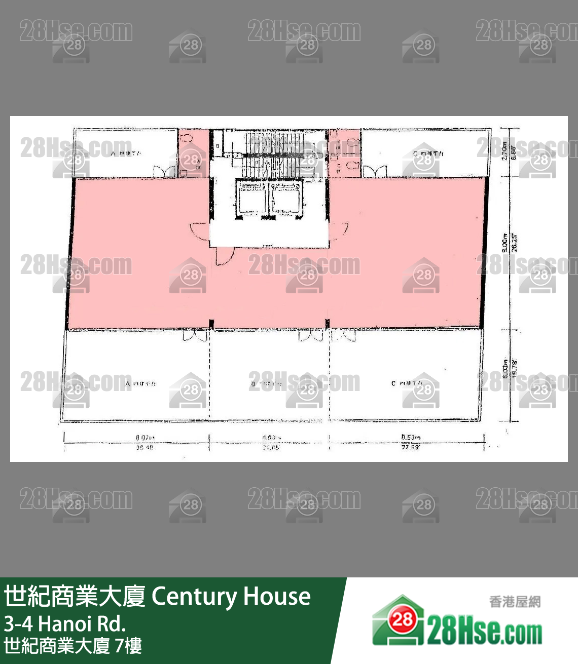 世紀商業大廈 7樓 平面圖