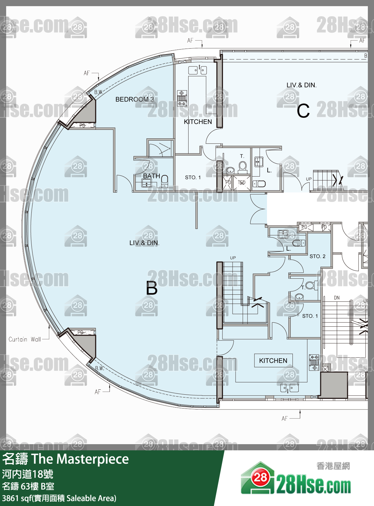 名鑄 名鑄65 B室 平面圖