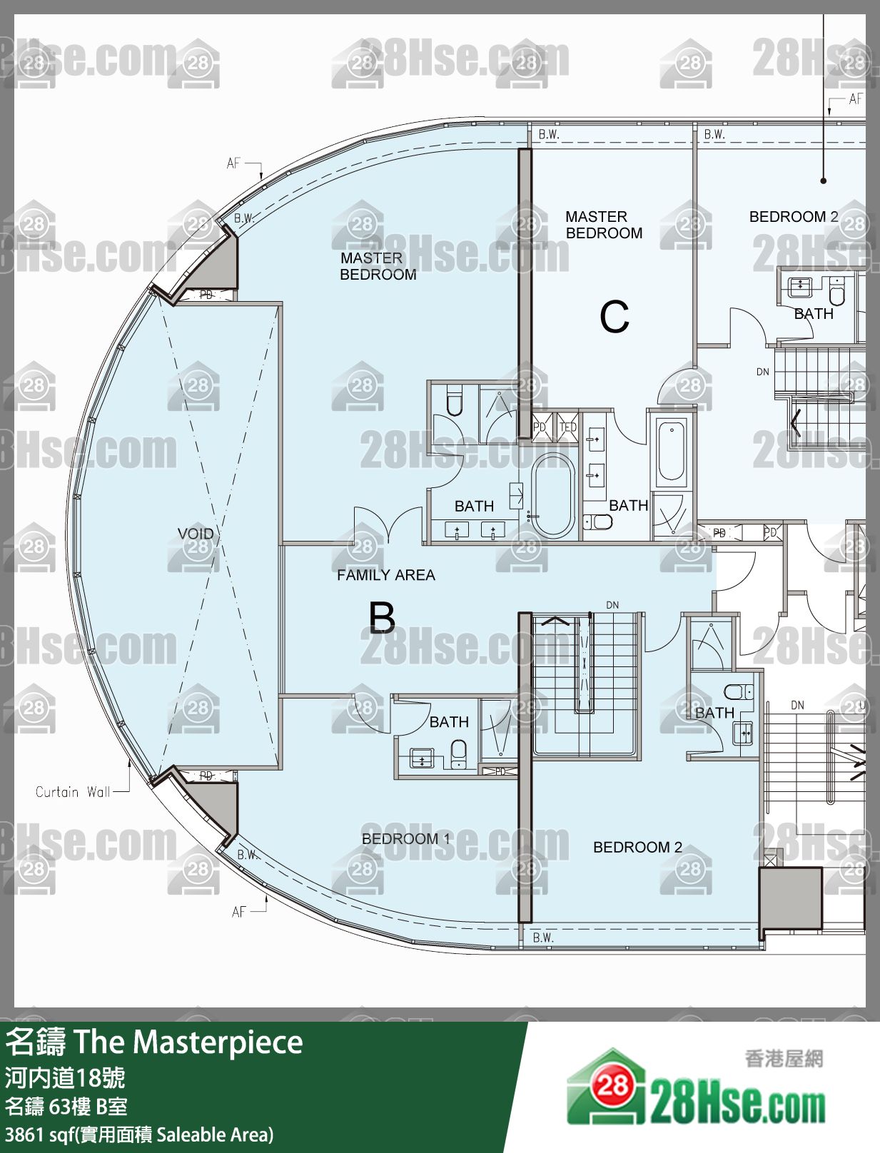 名鑄 名鑄65 B室 平面圖