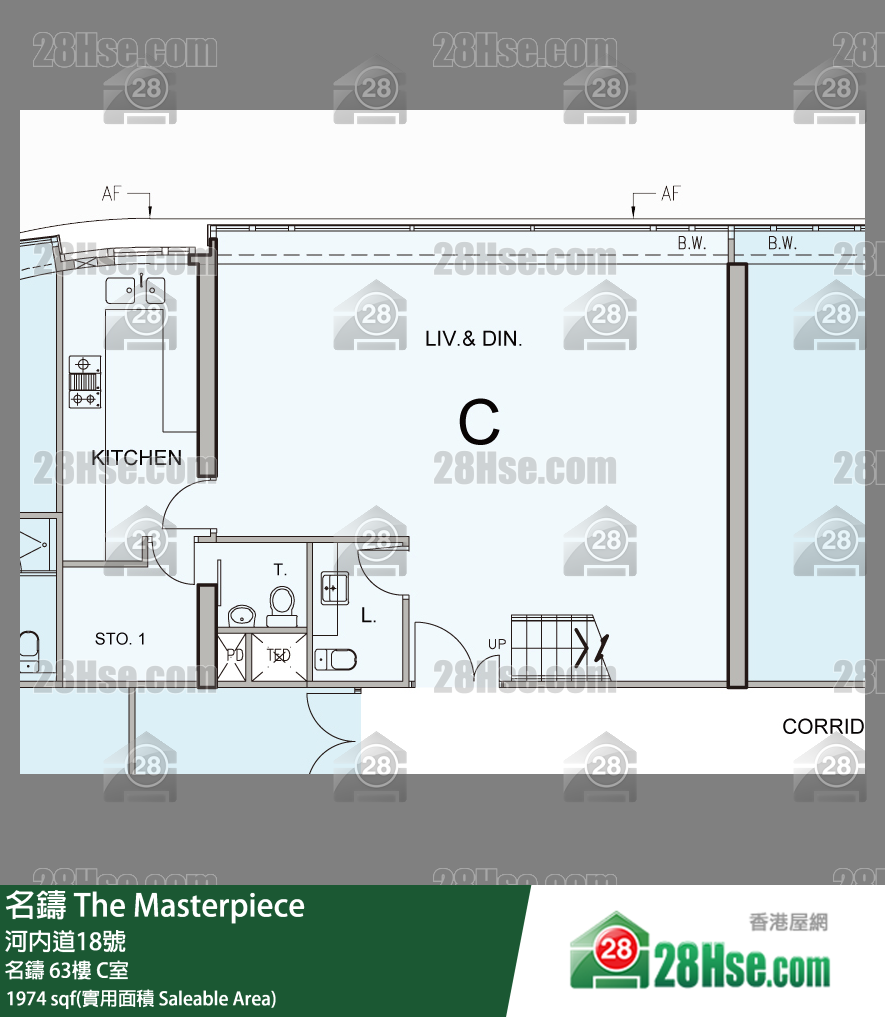 名鑄 名鑄 65樓 C室 平面圖