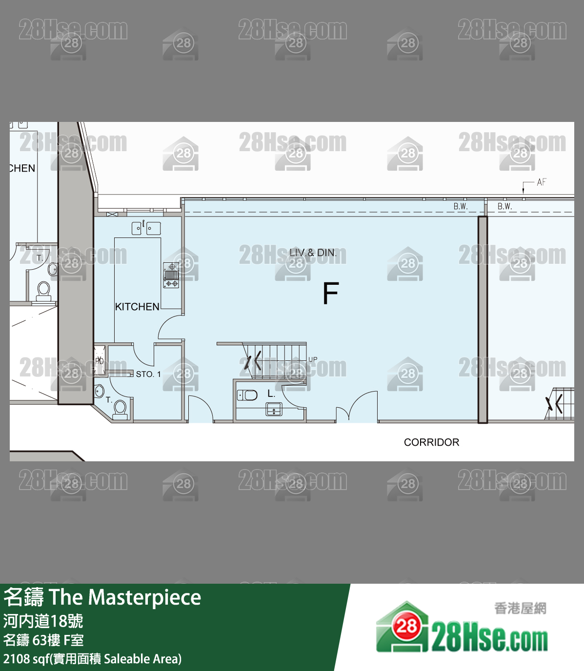 名鑄 名鑄 65樓 F室 平面圖
