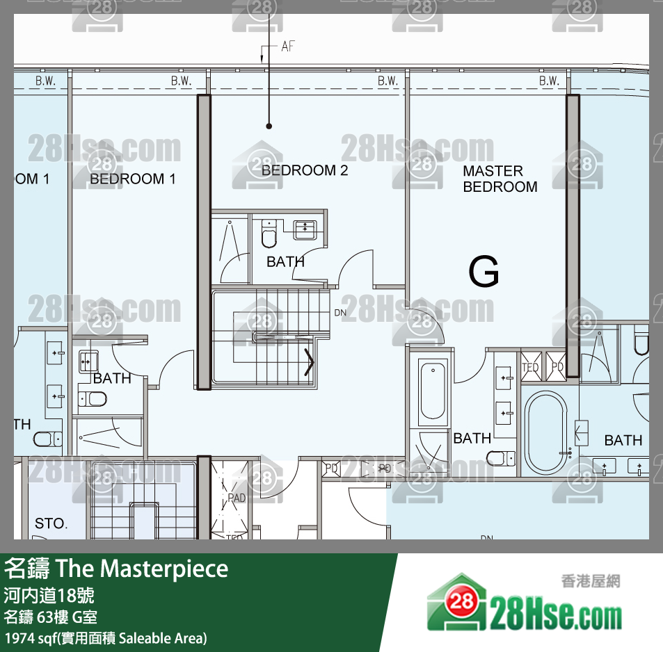 名铸 名铸 65楼 G室 平面图