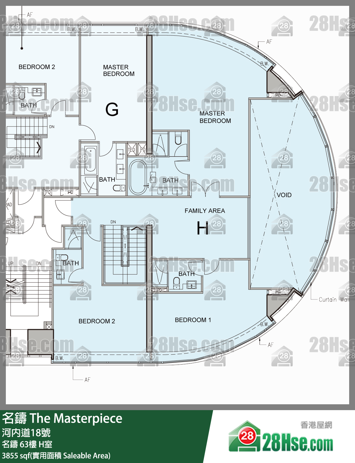 名铸 名铸65 H室 平面图