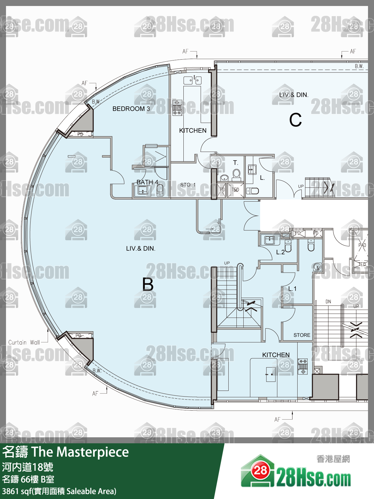 名铸 名铸67 B室 平面图
