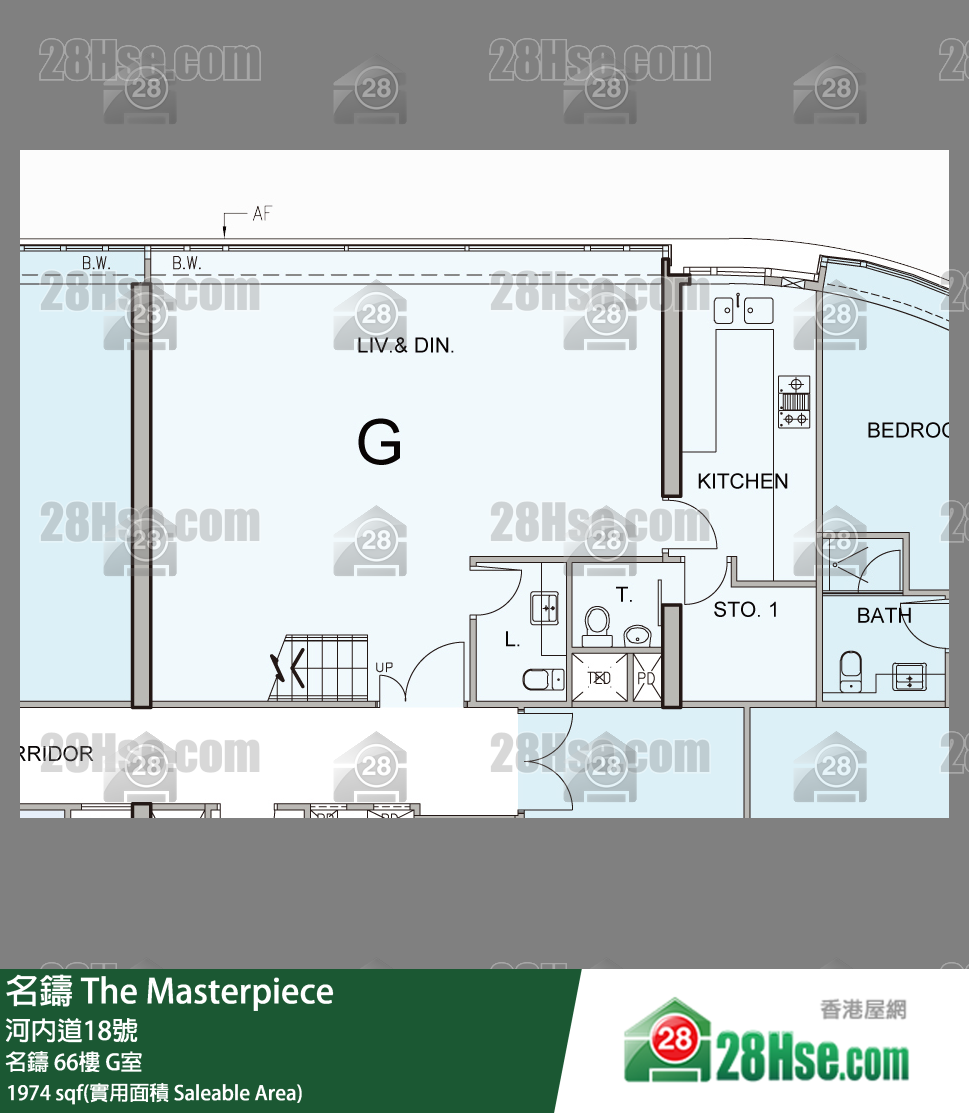 名鑄 名鑄 67樓 G室 平面圖