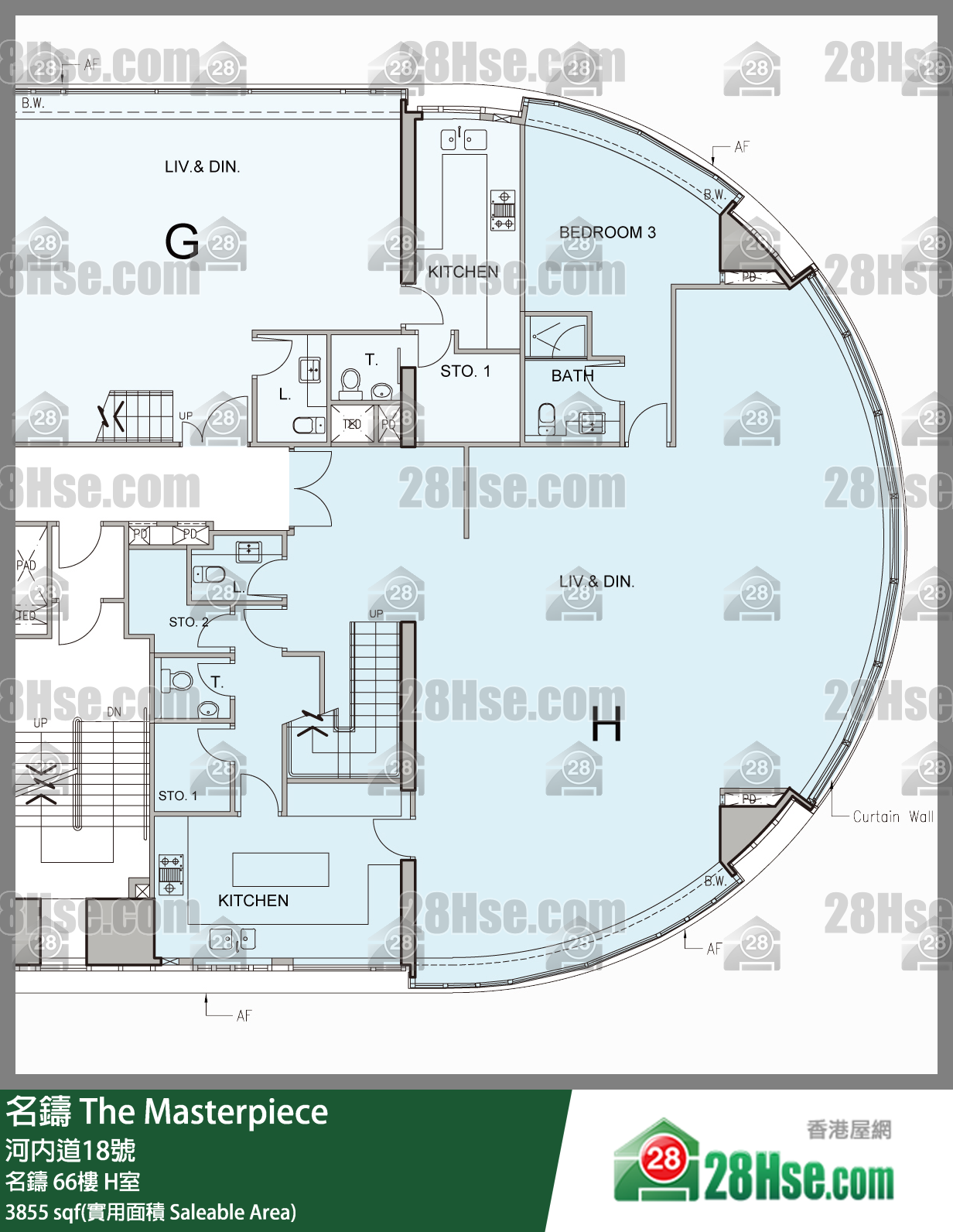 名铸 名铸 67楼 H室 平面图