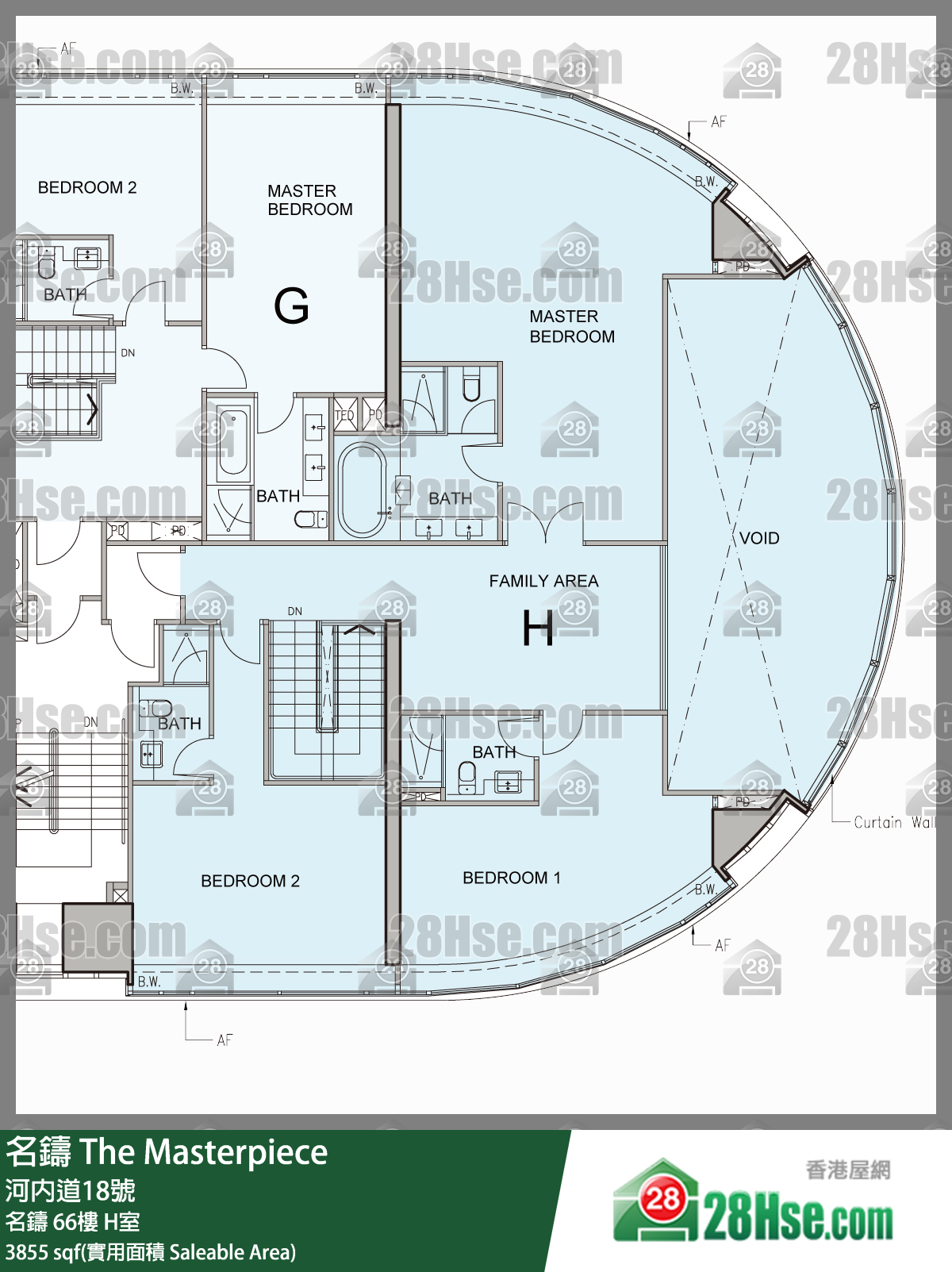 名铸 名铸 67楼 H室 平面图