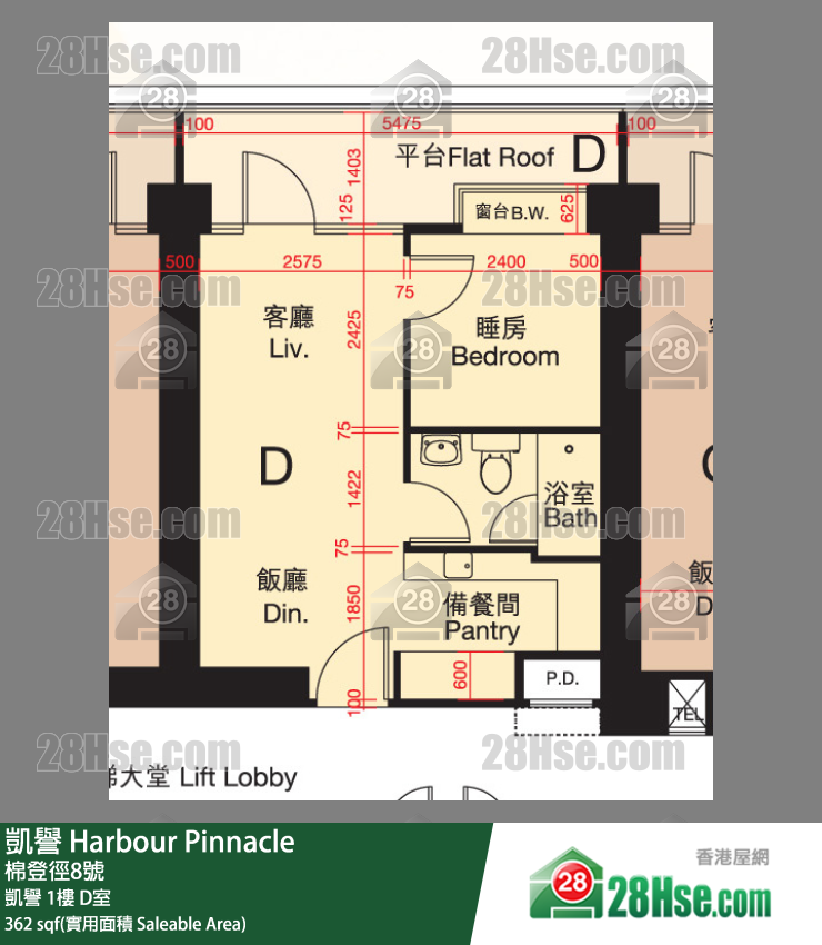 凯誉 凯誉 1楼 D室 平面图