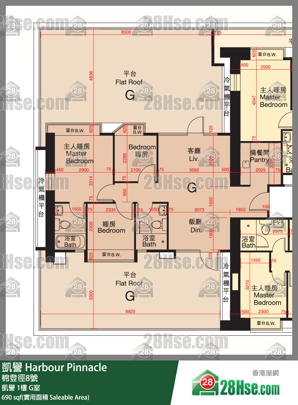 凯誉 凯誉 1楼 G室 平面图