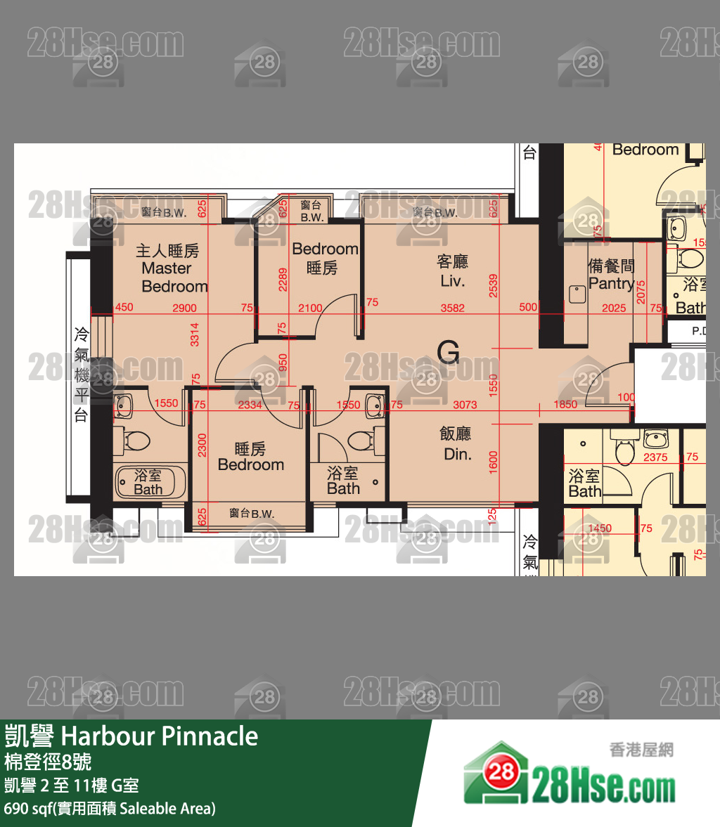 凯誉 凯誉10楼 G室 平面图