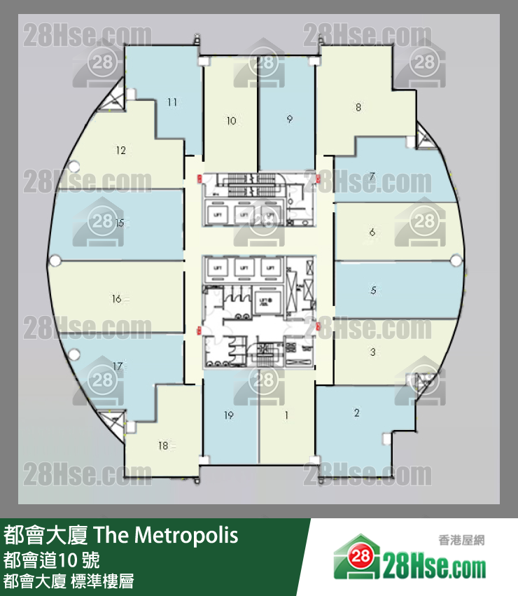 The Metropolis Typical FloorPlan