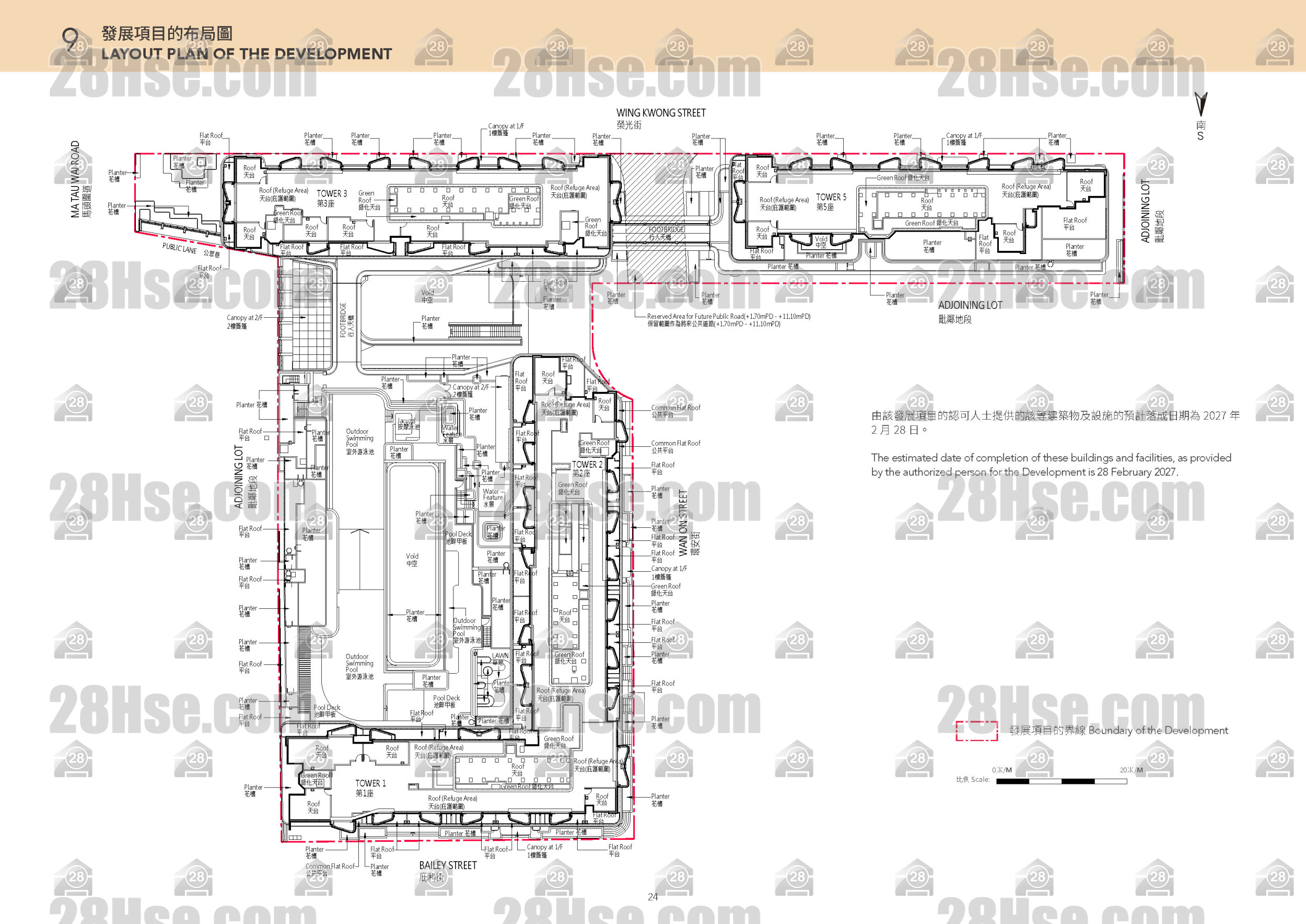 物业布局图 平面图