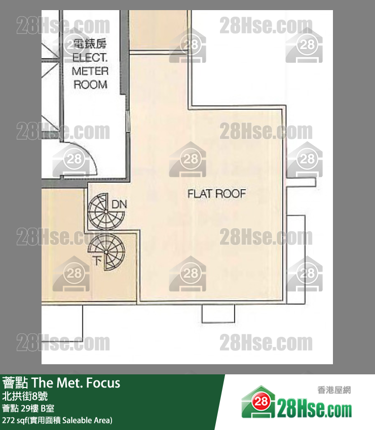 薈點 薈點 29樓 B室 平面圖