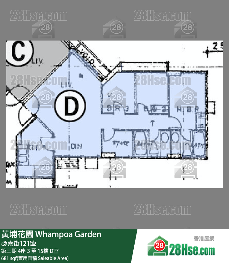 Whampoa Garden Unit FloorPlan (Provided by 28Hse)