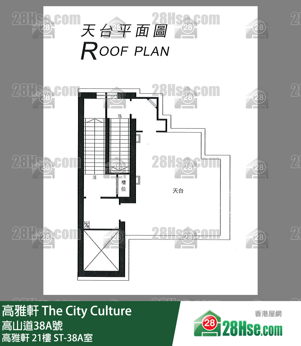 高雅軒 高雅軒 21樓 ST-38A室 平面圖