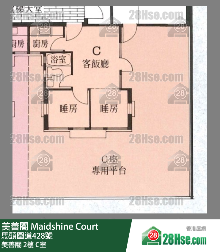 美善閣 美善閣2樓 C室 平面圖