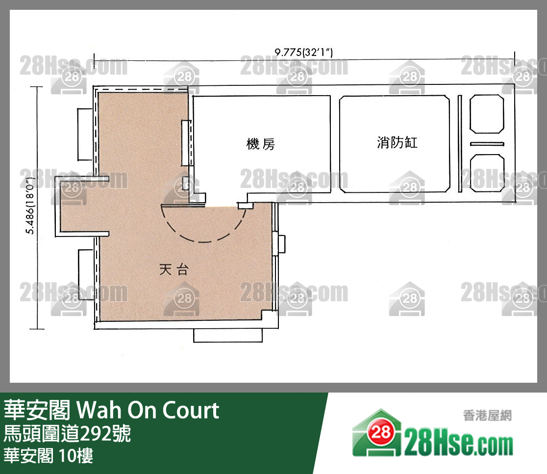 华安阁 华安阁10楼 平面图