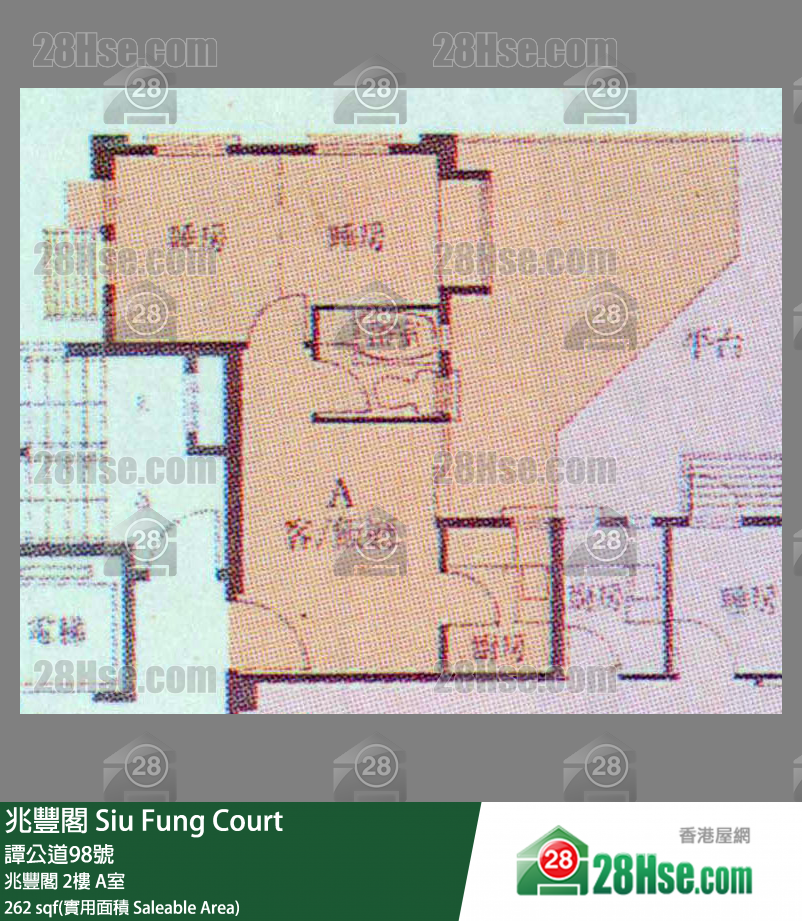 兆豐閣 兆豐閣2樓 A室 平面圖