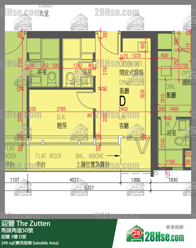 迎豐 迎豐 3樓 D室 平面圖