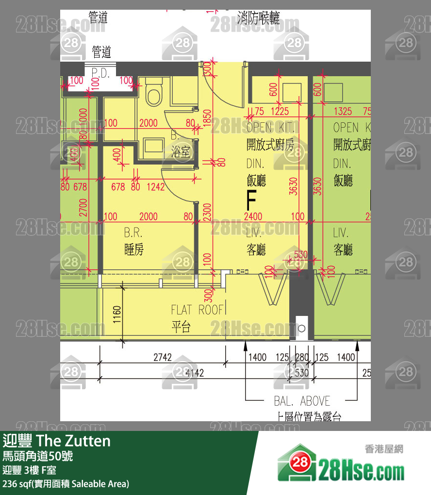 迎豐 迎豐3樓 F室 平面圖