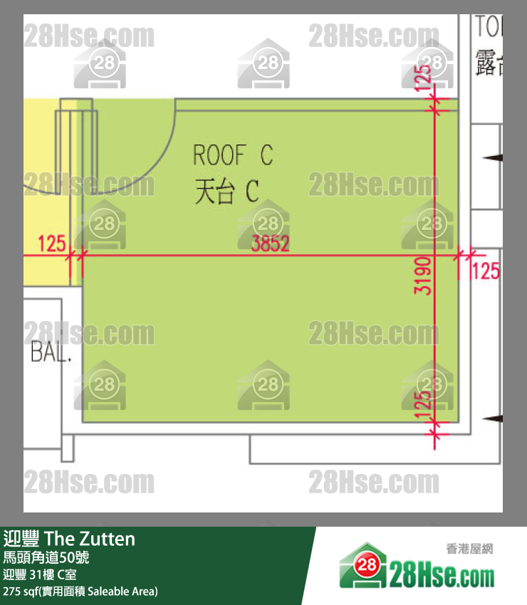 迎豐 迎豐31樓 C室 平面圖