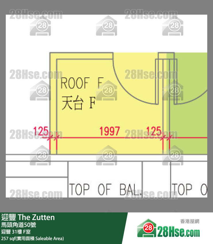 迎豐 迎豐31樓 F室 平面圖