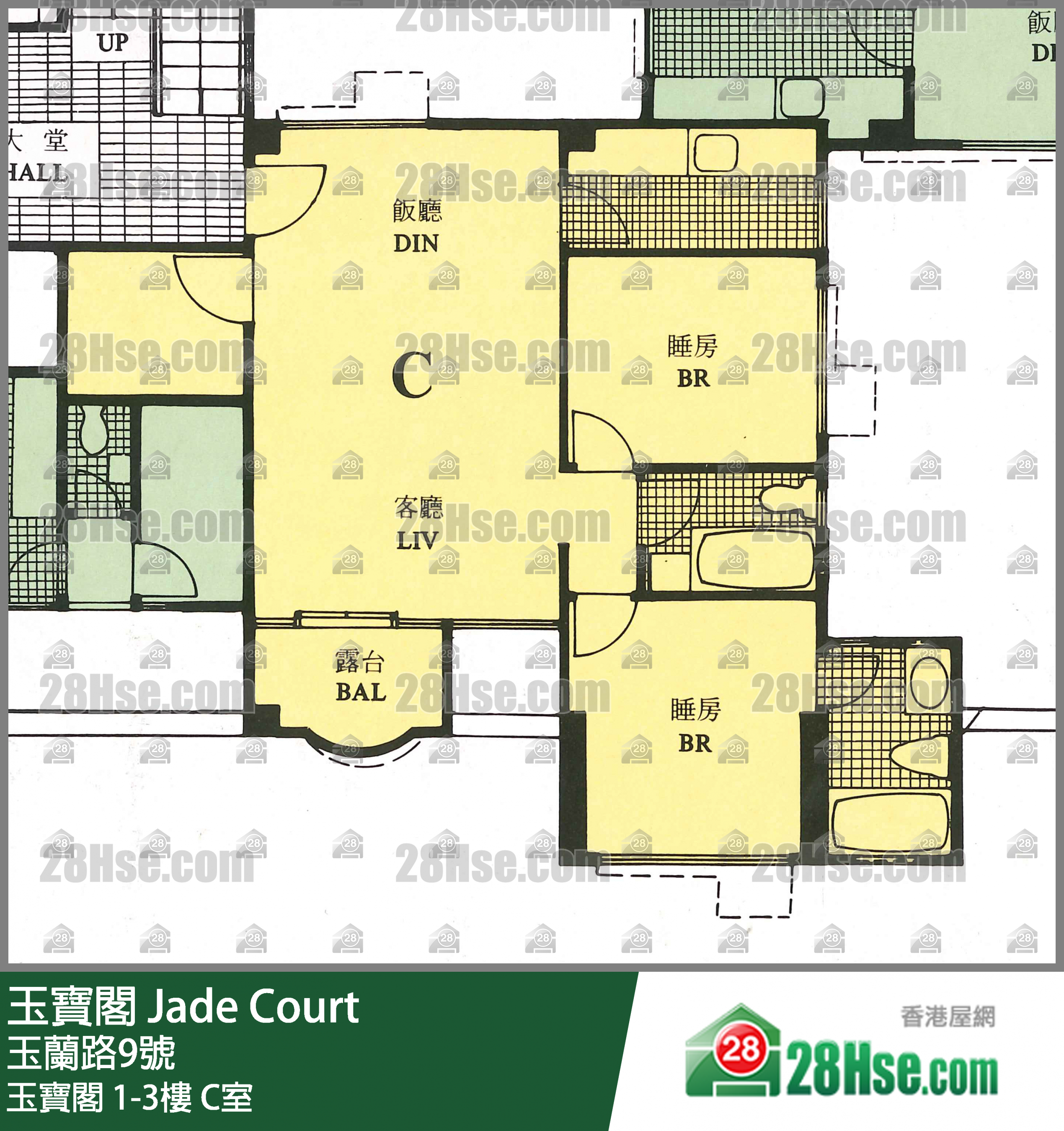 玉寶閣 玉寶閣1樓 C室 平面圖