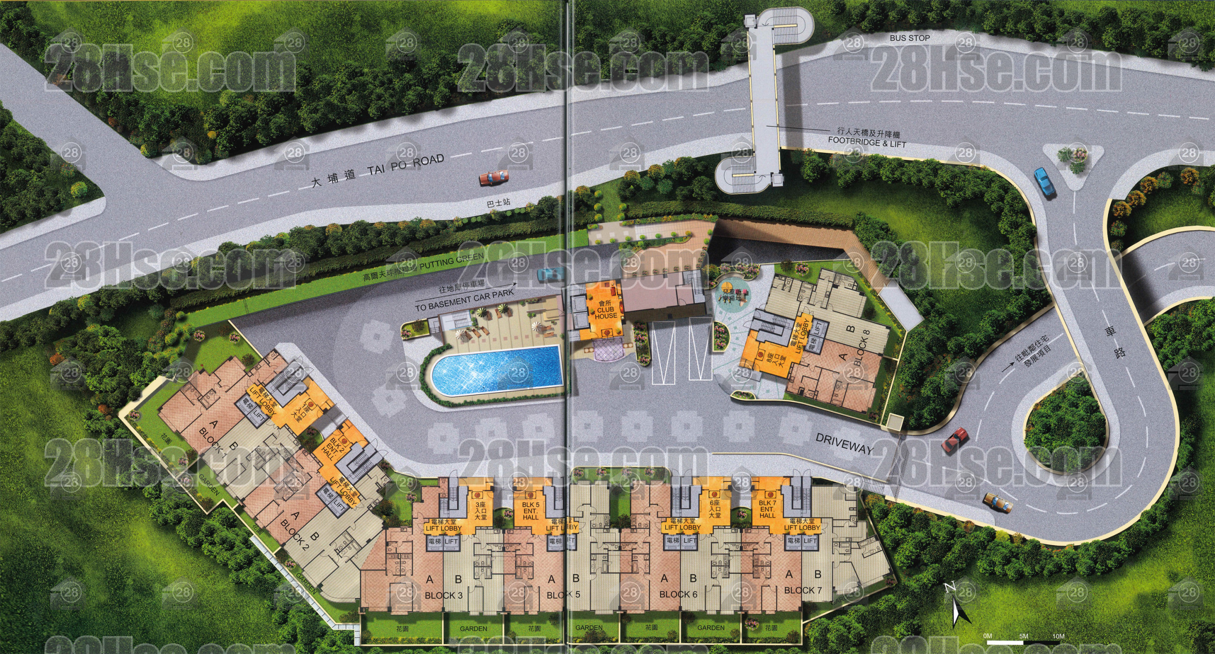 物业布局图 平面图