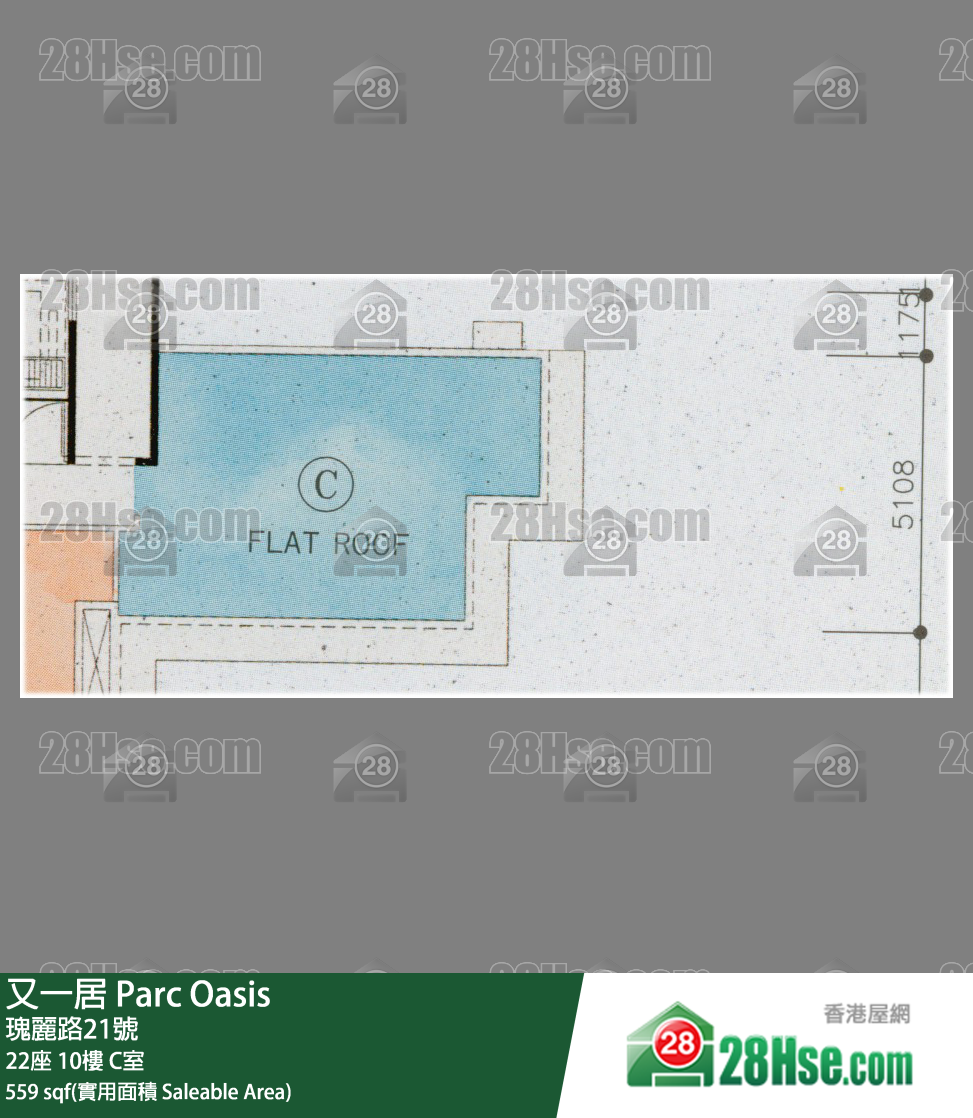 又一居 22座10樓 C室 平面圖