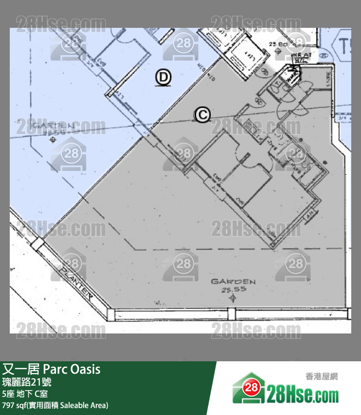 又一居 5座 C室 平面圖