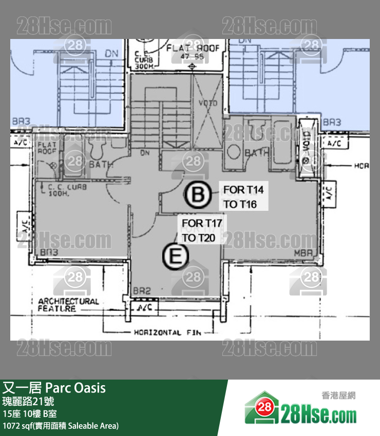 又一居 15座10樓 B室 平面圖