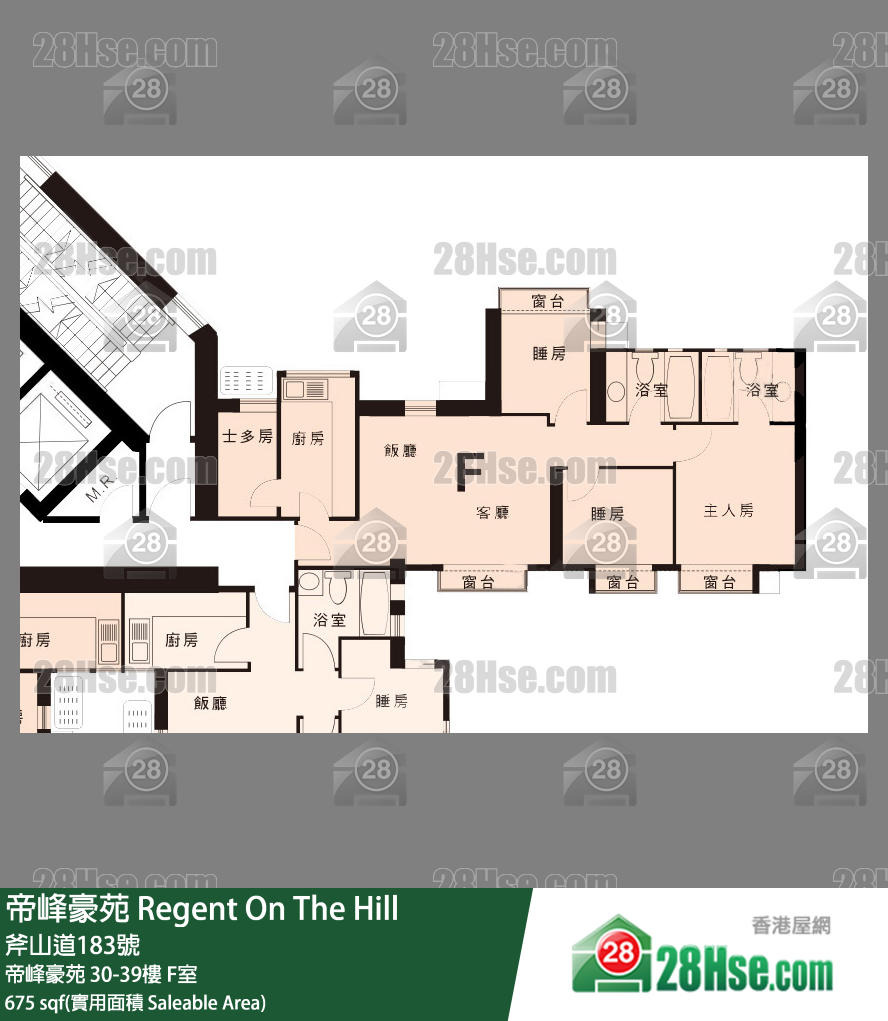 帝峰豪苑 帝峰豪苑31楼 F室 平面图