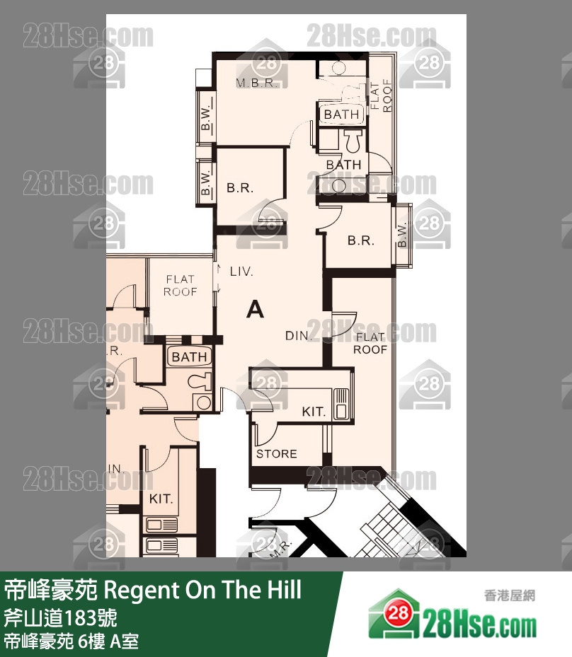 帝峰豪苑 帝峰豪苑6楼 A室 平面图