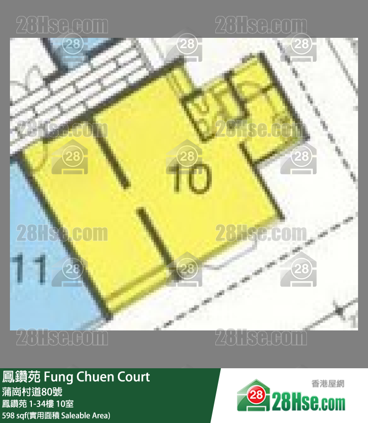 凤钻苑 凤钻苑3楼 10室 平面图
