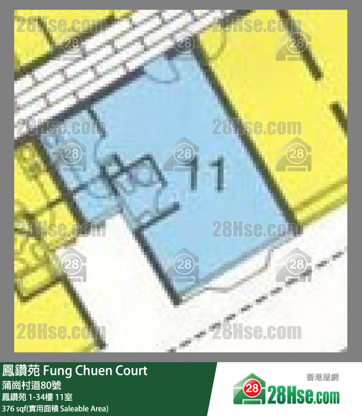 凤钻苑 凤钻苑8楼 11室 平面图