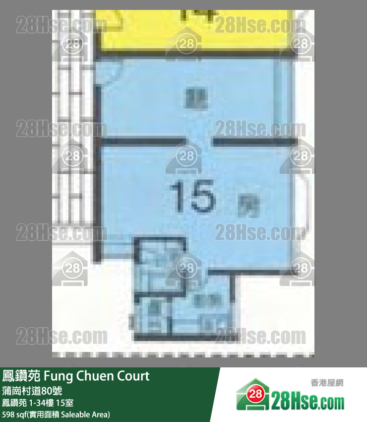 凤钻苑 凤钻苑7楼 15室 平面图