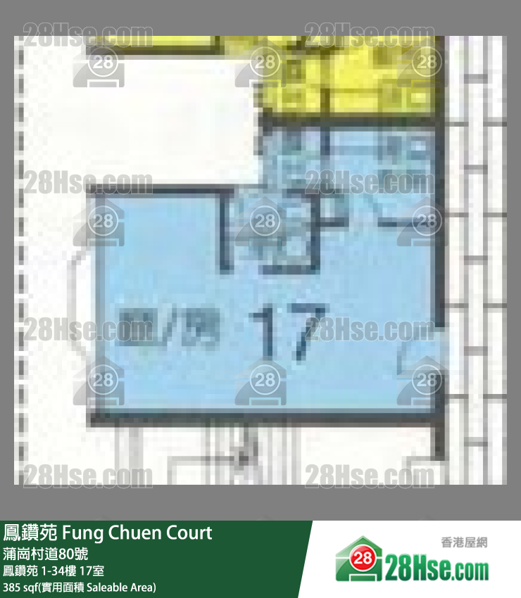 凤钻苑 凤钻苑15楼 17室 平面图