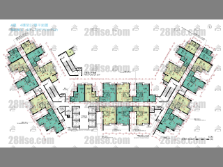Block 4 4/f To 37/f FloorPlan