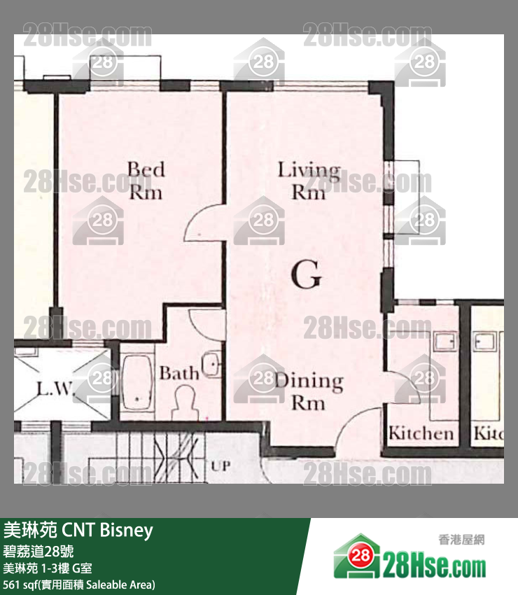 美琳苑 美琳苑2楼 G室 平面图