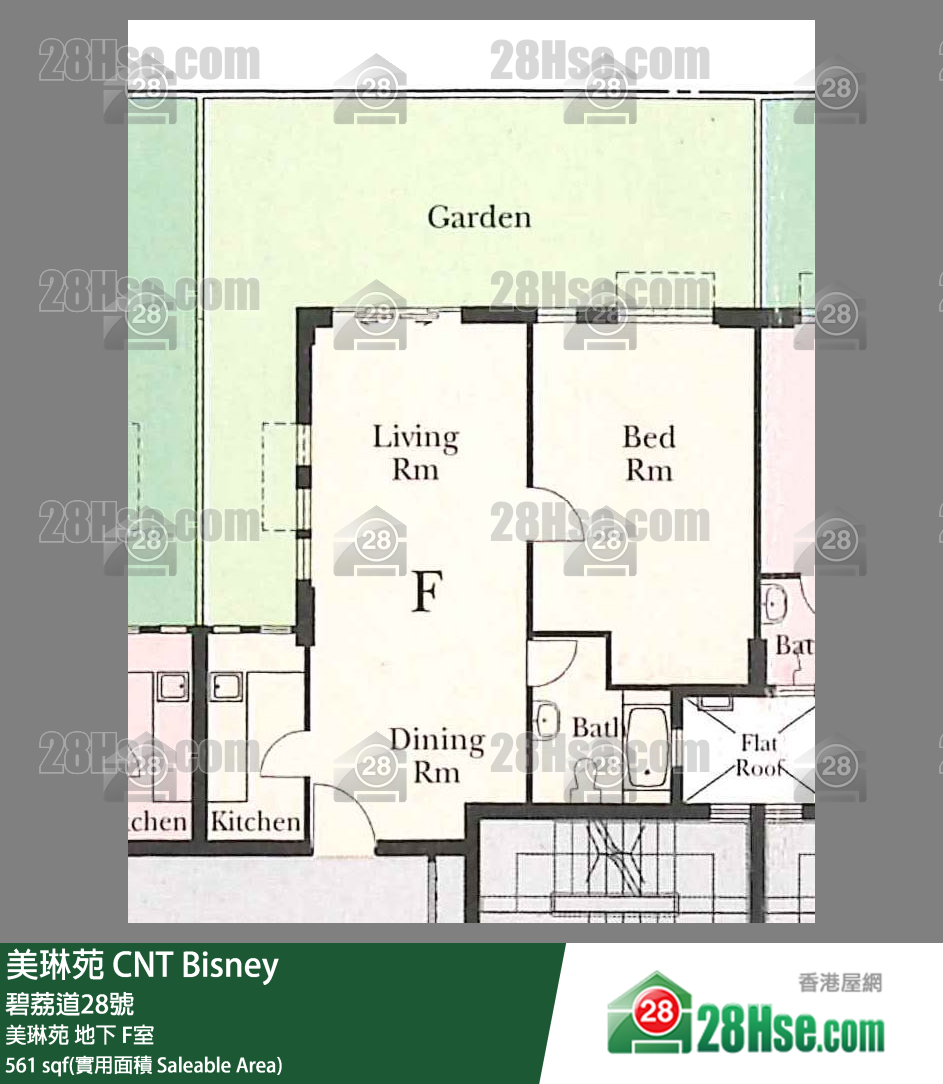 美琳苑 美琳苑地下 F室 平面图