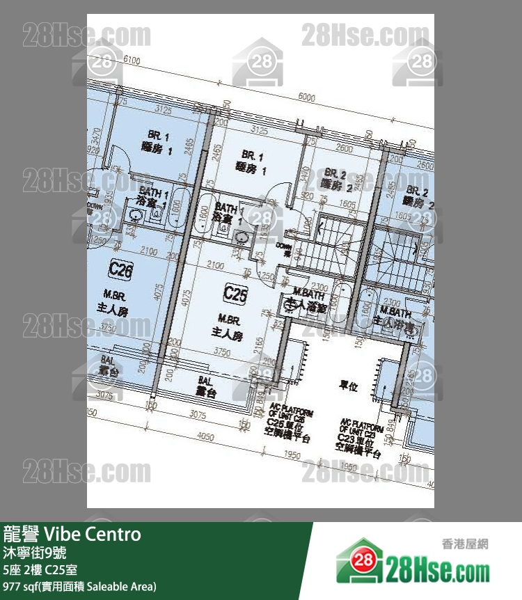龍譽 5座 2樓 C25室 平面圖