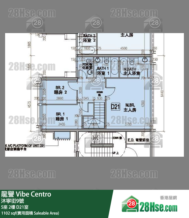Vibe Centro Unit FloorPlan (Provided by 28Hse)