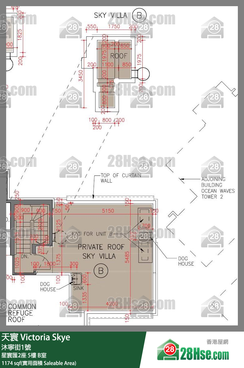 天寰 星寰匯2座5樓 B室 平面圖