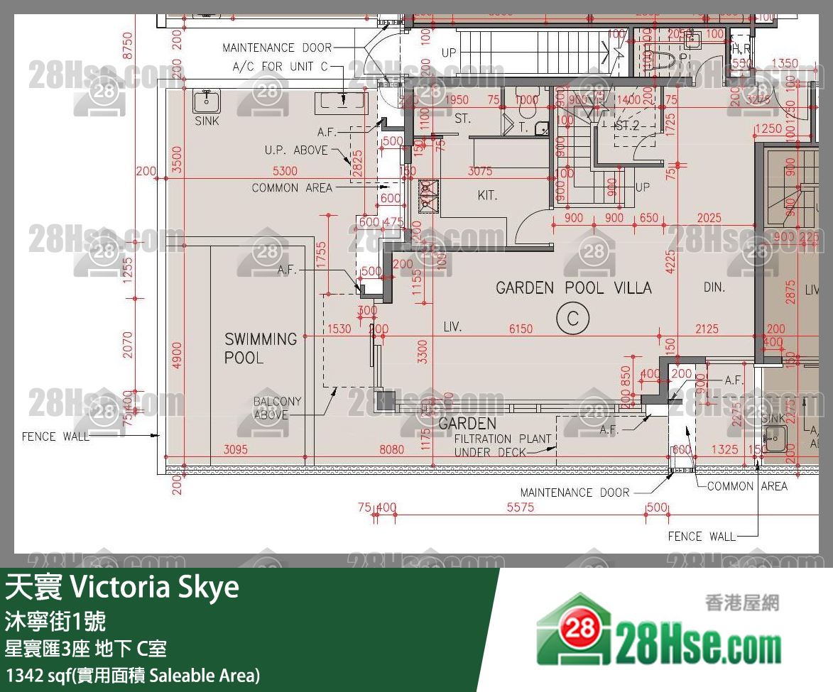 天寰 星寰匯3座地下 C室 平面圖