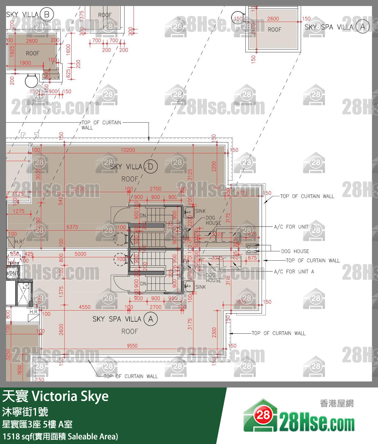 天寰 星寰匯3座5樓 A室 平面圖