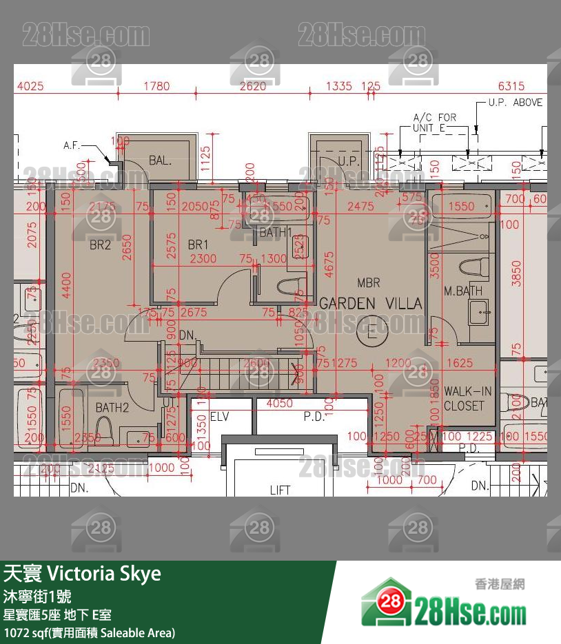 天寰 星寰匯5座地下 E室 平面圖
